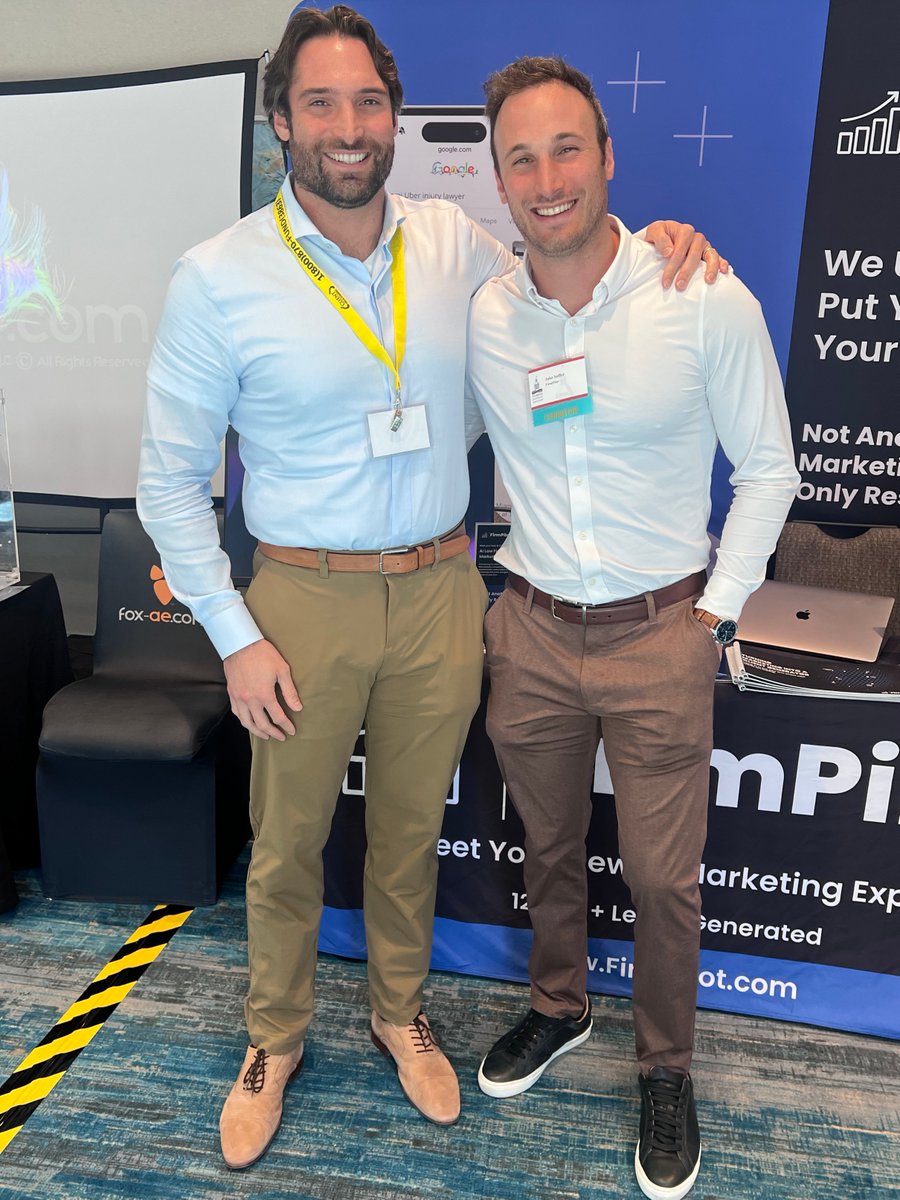 From siblinghood to partnership: celebrating our journey as vendor and attorney! FirmPilot  and The Soffer Firm at the Florida Justice Association - John Romano Workhorse Seminar

#LawFirmMarketing #personalinjurylawyer #personalinjuryattorney #fja #johnromanoworkhorseseminar