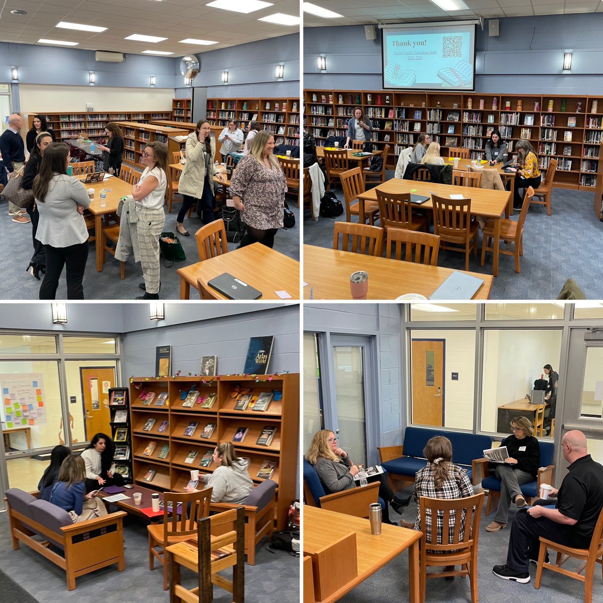 We are off to a great start with our ELA roundtable with over 30 Bergen County Language Arts Teachers gathering at Waldwick high school for a day of learning and collaborating. #njed