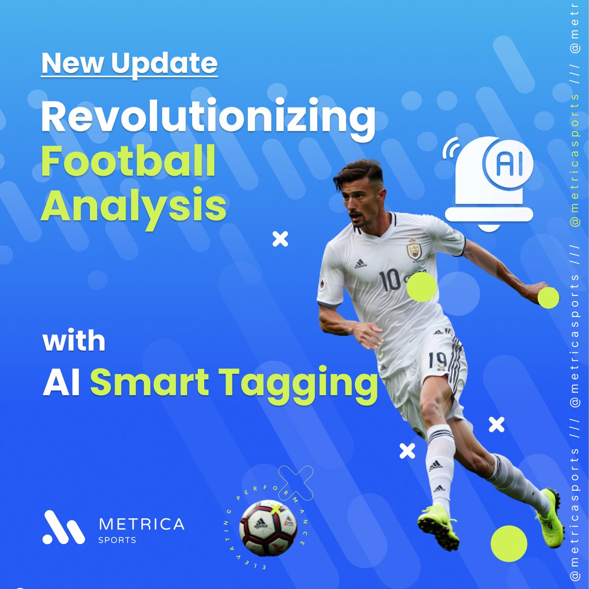 🚀 New Release! 🚀 Dive into the future of football analysis with our AI Smart Tagging technology. Get ready to experience game analysis like never before. Learn how Smart Tagging can elevate your team's performance: eu1.hubs.ly/H08dmZX0 #SmartTagging #FutureOfFootball