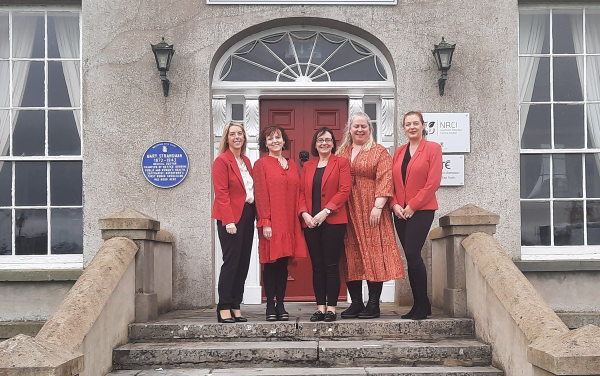 Our EDI and TSVH teams met today at Carriganore @SETUIreland, wearing red in support of the International Day for the Elimination of Racial Discrimination @AnneMurphy78 @RoisinAShanahan @oconnors22 @AlisonKenneally