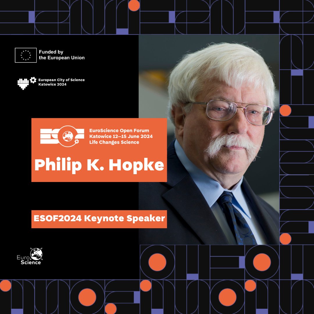 🌟 We are excited to announce next keynote speaker for #ESOF2024! 🔹 Meet Philip K. Hopke, the Bayard D. Clarkson Distinguished Professor Emeritus at Clarkson University and Adjunct Professor at the University of Rochester. 👉 esof.eu/philip-k-hopke