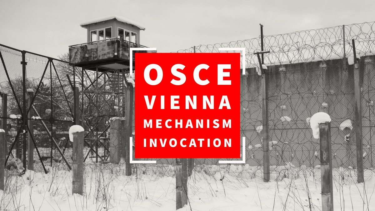 We call for an end to arbitrary arrests & political repression in Russia. Today 41 OSCE participating States, at the initiative of the Nordic-Baltic states, invoked the #ViennaMechanism to hold Russia accountable. The international community is watching.🔗 bit.ly/43rSbs8