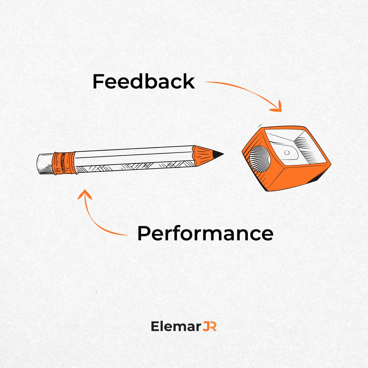 Aceitar feedback é afiar a própria performance, transformando críticas em oportunidades de crescimento. Quem acolhe verdadeiramente o feedback não apenas o aceita, mas utiliza os insights recebidos para aprimorar seu desempenho!