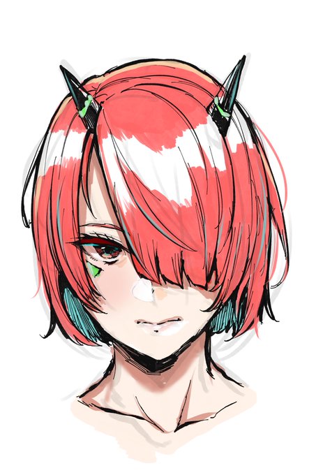 なんか寂しかったので色置いてみました。 