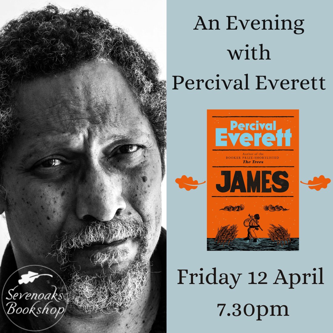 Spotted! The new Percival Everett novel 'James', front page on the new Booktime. We're counting down the days until Percival Everett is here in Sevenoaks (on Friday 12 April, at 7.30pm). To book your place, click on the link below: sevenoaksbookshop.co.uk/percivaleveret…