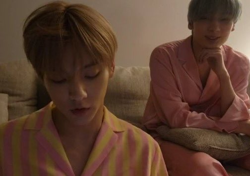 translatingTXT's tweet photo. soobin said that all 5 of them have these matching pink pajamas 💗 https://t.co/NpwSr2dbOK