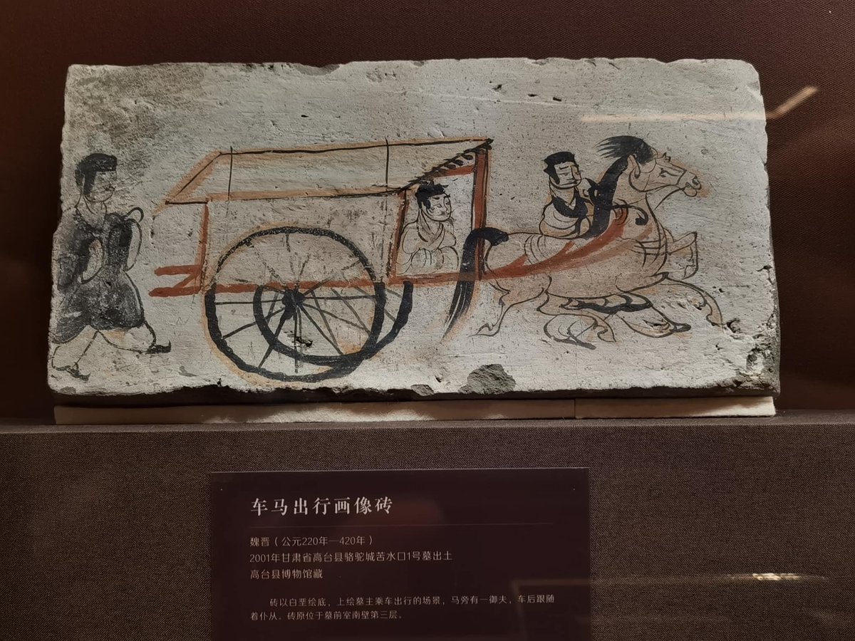 Some brick paintings from the Southern and Northern Dynasties