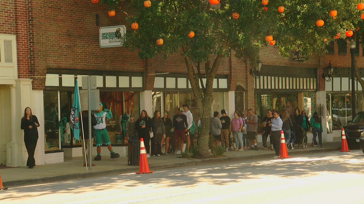 Our @shoptealnation stores opened in 2023: @BroadwayatBeach in March and @CofConway in October. In just a little over one year, these locations have done $1.2 million in @CCUChanticleers sales. Thanks to #TEALNATION for your support! We're just getting started. . .