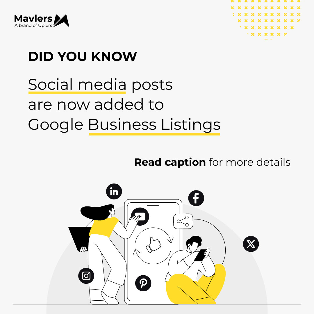 Business owners need to amp up their online presence by linking these key accounts:

1️⃣ Facebook
2️⃣ Instagram
3️⃣ YouTube
4️⃣ LinkedIn
5️⃣ Pinterest
6️⃣ TikTok
7️⃣ Plus your favorite platform, Twitter!

#socialmedia #Google #businesslisting