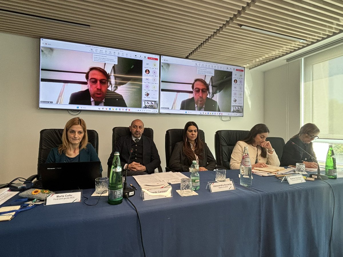 aics_it's tweet photo. In AICS Alessandra Accardo sopravvissuta alla violenza sessuale.
Rusconi, Direttore AICS “L’impegno sul tema dell’uguaglianza di genere è da sempre nel DNA di AICS.”
Carmenati: “L’AICS si impegna per includere l’uguaglianza di genere in tutti i progetti realizzati” https://t.co/FbNeSoL8ht