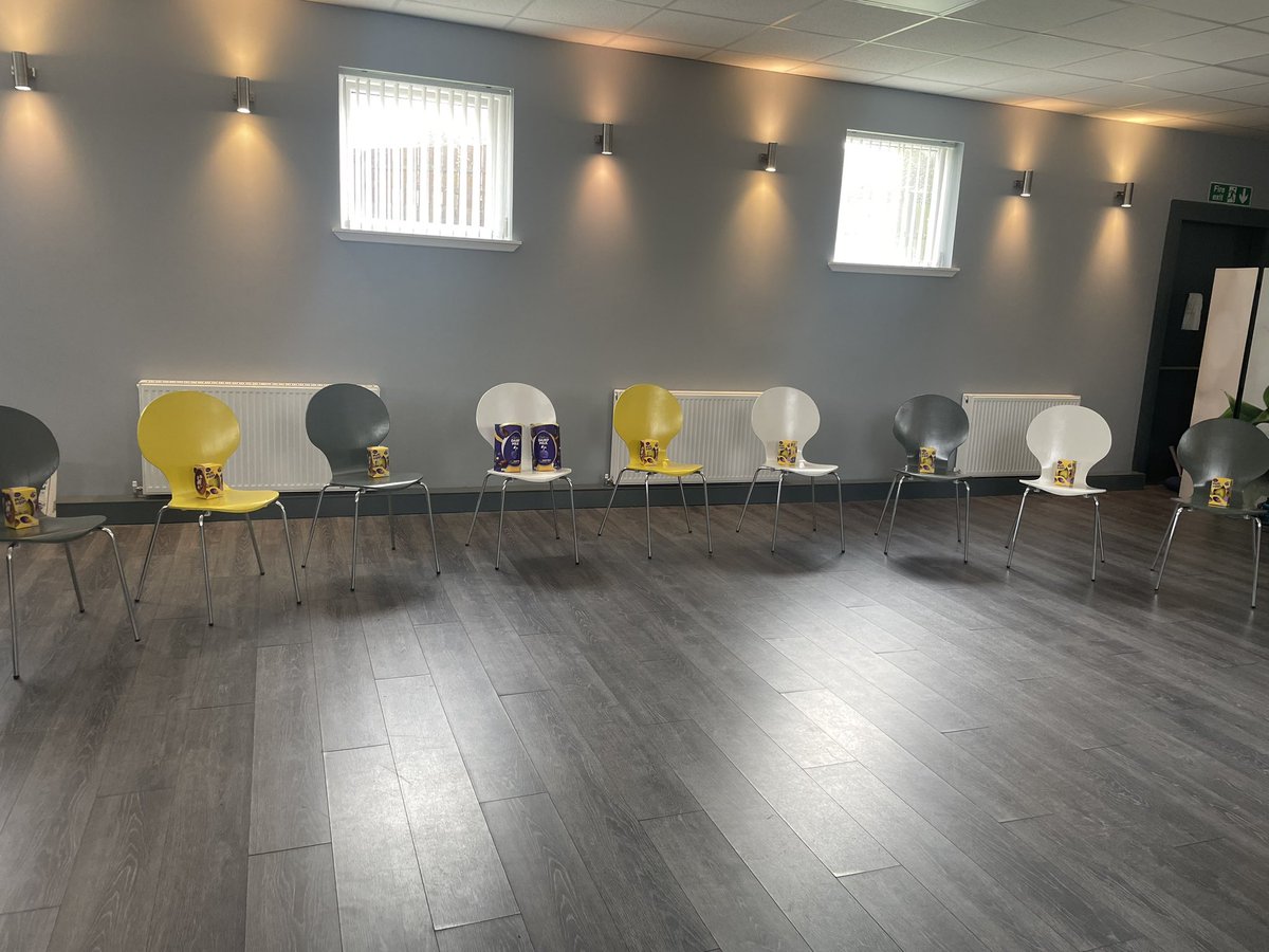 The best way to start a group……..🐣 <a href="/MCorreiaCPsych/">Marta Correia</a> #EasterEgg