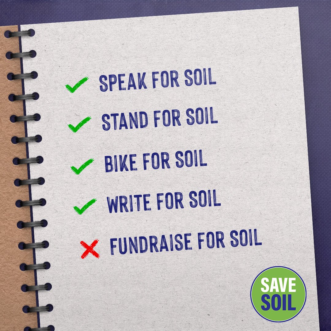 Let us all come together and do all that is needed to get the organic content back into our soil. Write to your policy makers at savesoil.org/write #Letter4Soil