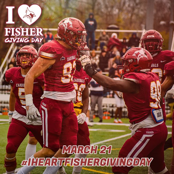 SjfFootball's tweet image. I ❤️ Fisher Giving Day is here! Let's show our love for Fisher Football 🏈 Make your donation now! 🐦givecampus.com/k9m7cm
#iheartfishergivingday #GoCardinals #CardinalCode