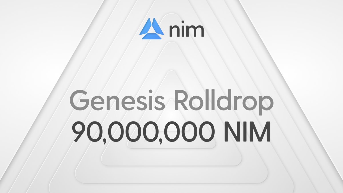 Nim Network Genesis Rolldrop is live! claim.nim.network