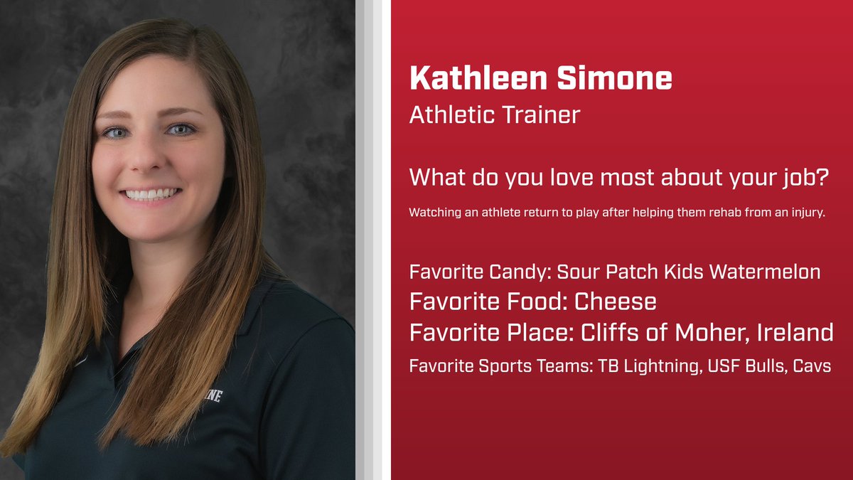 Athletic Trainer Spotlight! Kathleen Simone!