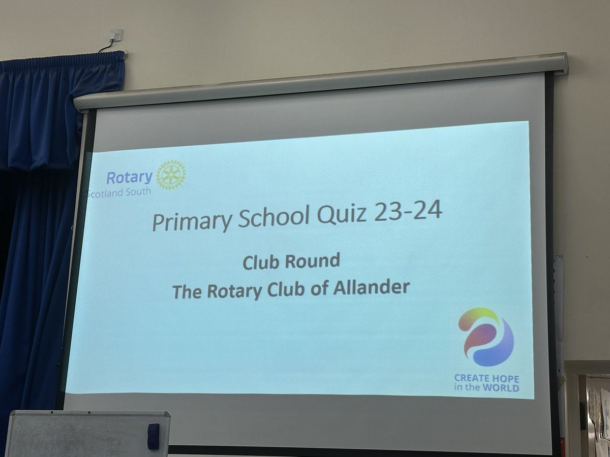 Our P7 quiz team are all set for the @RotaryAllander quiz at @CraigdhuPrimary 📝 💭