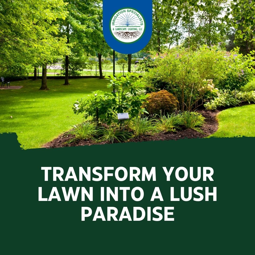 Maintaining a healthy, green lawn goes beyond watering! 

Ready to transform your lawn into a lush paradise? Take the first step with Irrigation Specialists! Let's make your lawn the envy of the neighborhood! 💚🏡 

#LawnTransformation #ExpertCare #IrrigationSpecialists