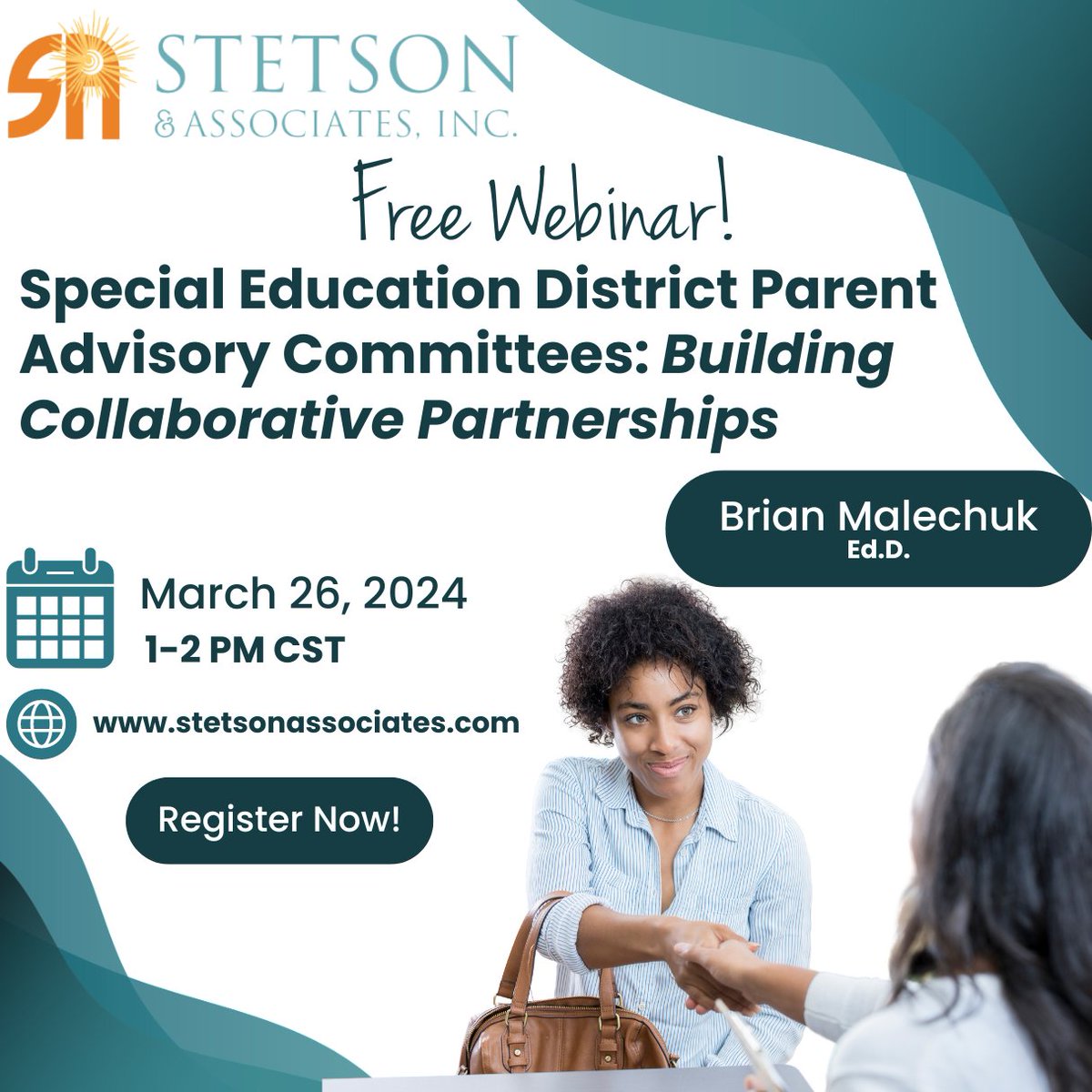 ✅ Only 5 days away... Sign up now! ✅ Don't miss our upcoming webinar on how to build collaborative partnerships through Special Education District Parent Advisory Committees. #SpecialEducation #Inclusiveschools✨🤝 Register today: us02web.zoom.us/webinar/regist…