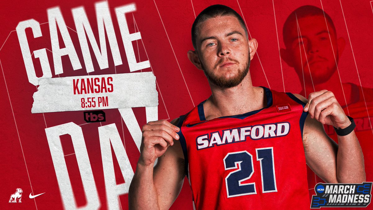 The wait for the madness is over ⏰ 🆚 Kansas 📍 Salt Lake City, Utah 🏟️ Delta Center 🕔 8:55 PM CT 📺 TBS 📻 bit.ly/4aoD0CC 💻 bit.ly/4alDFED 📊 bit.ly/4cpmeon #BuckyBall | #AllForSAMford