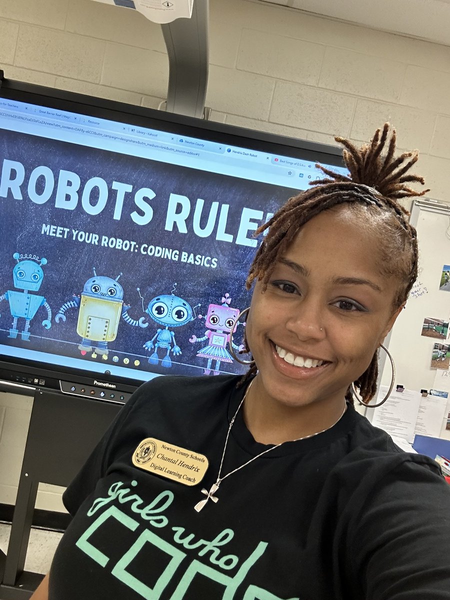 TechSavvyC's tweet photo. OMG‼️ Just another FUNtastic day of coding with the AMAZING Ss at @FHES_TWEET!🤖💻 Huge thanks to Ms. Goldston for letting me unleash our inner coders with the Dash robots by @WonderWorkshop.🤗 These kids are unstoppable!✨ #Code365 #NCSST4T #SpiritPrideExcellence #LearningIsFun https://t.co/kpus5HO0DJ