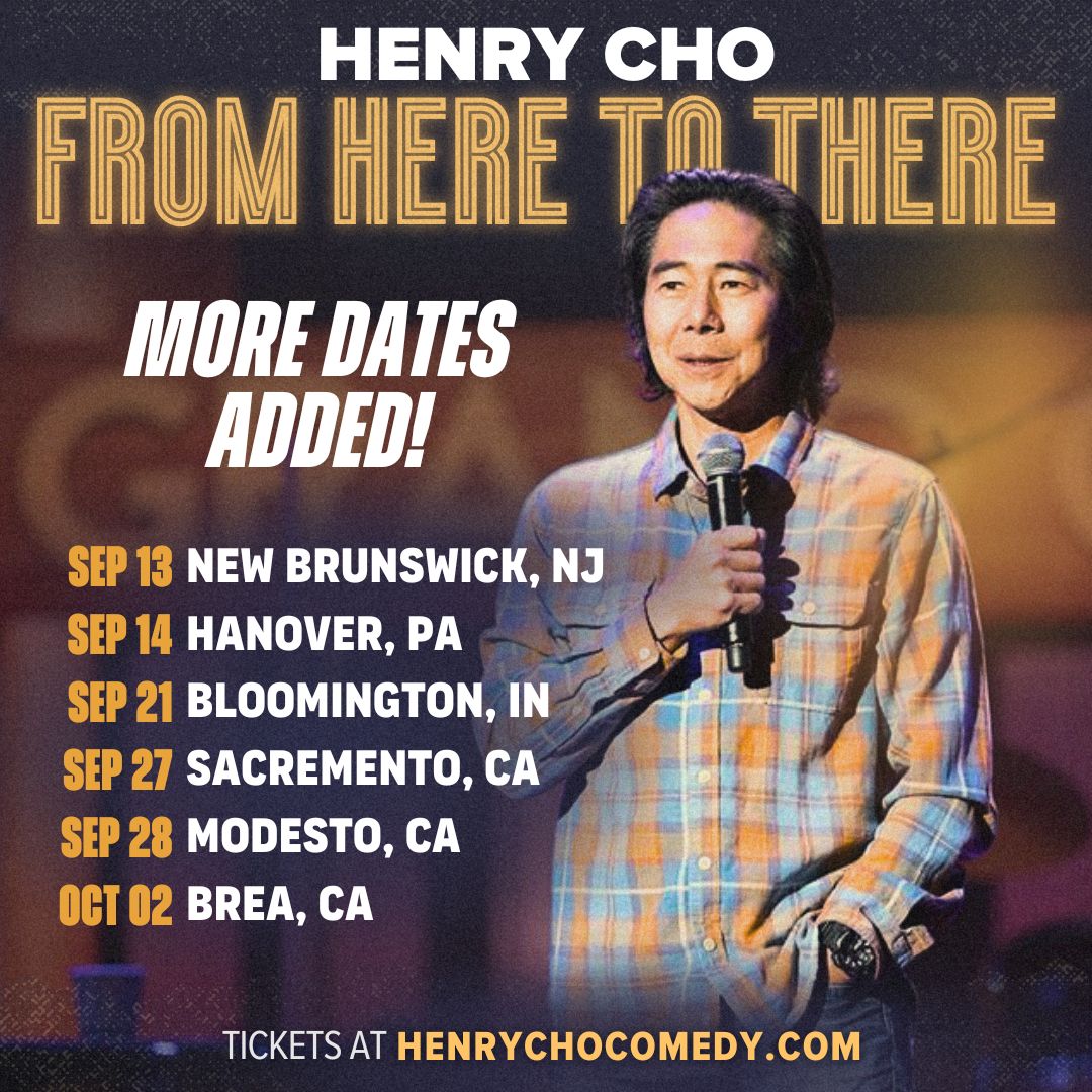 Just added these dates! 

🎟️Tickets and more tour dates at henrychocomedy.com 

#henrycho #henrychocomedy #standupcomedy