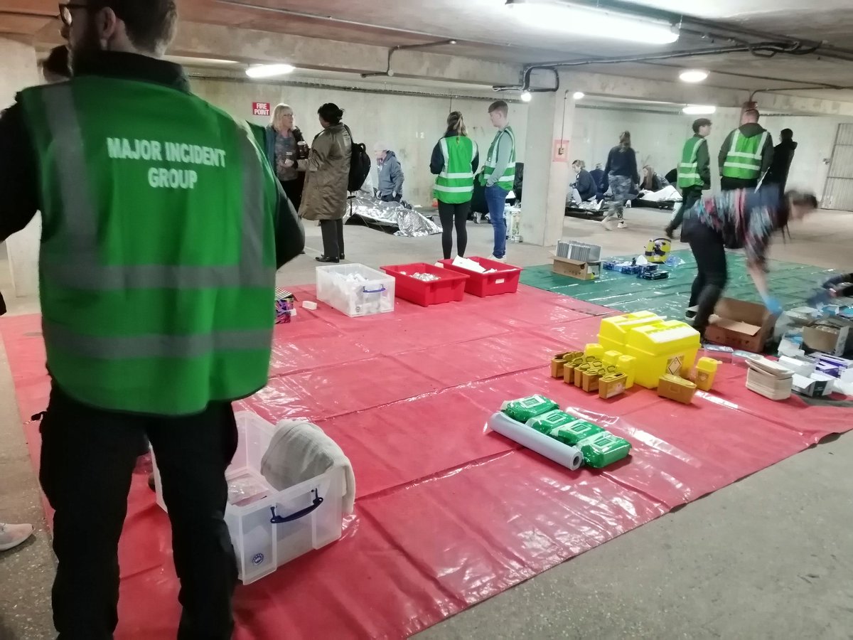 Matt_SimTech's tweet image. Today I was invited to witness the mass casualty simulation event at @bournemouthuni a massive operation elegantly organised. Thank you @claire_nadaf and Mary-Ann Robertson for the experience.
@UHD_NHS @AECCUniversityC
#SimulationTraining #nhs #SBE