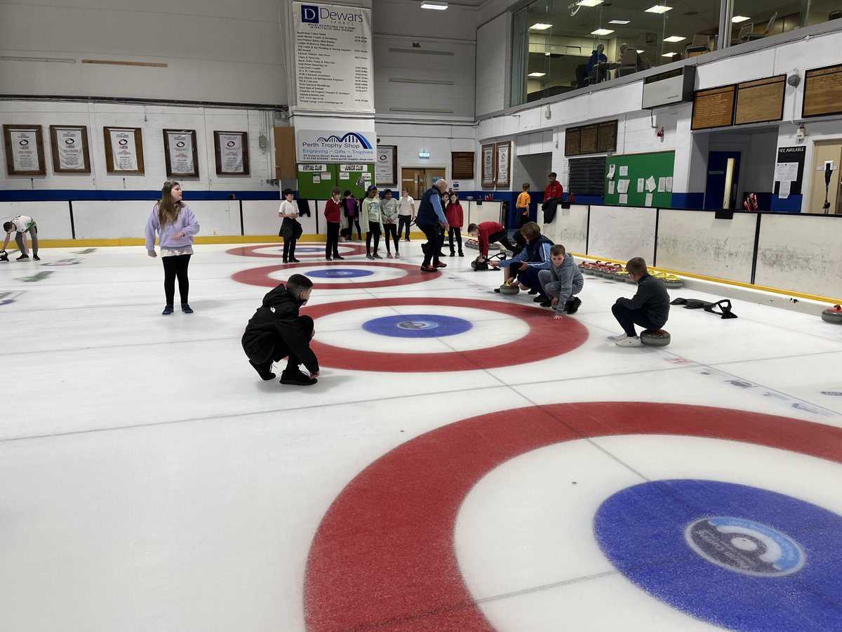 P6S have enjoyed learning a new skill whilst attending curling at Dewar's sports centre. #readyfortomorrow