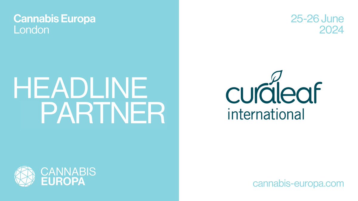 Curaleaf International is proud to be the Headline Partner for @cannabiseuropa taking place in London on 25th and 26th June! As a leader in the medical cannabis market, we are sponsoring this to drive positive change, widen access and shape the future of the industry. We look…