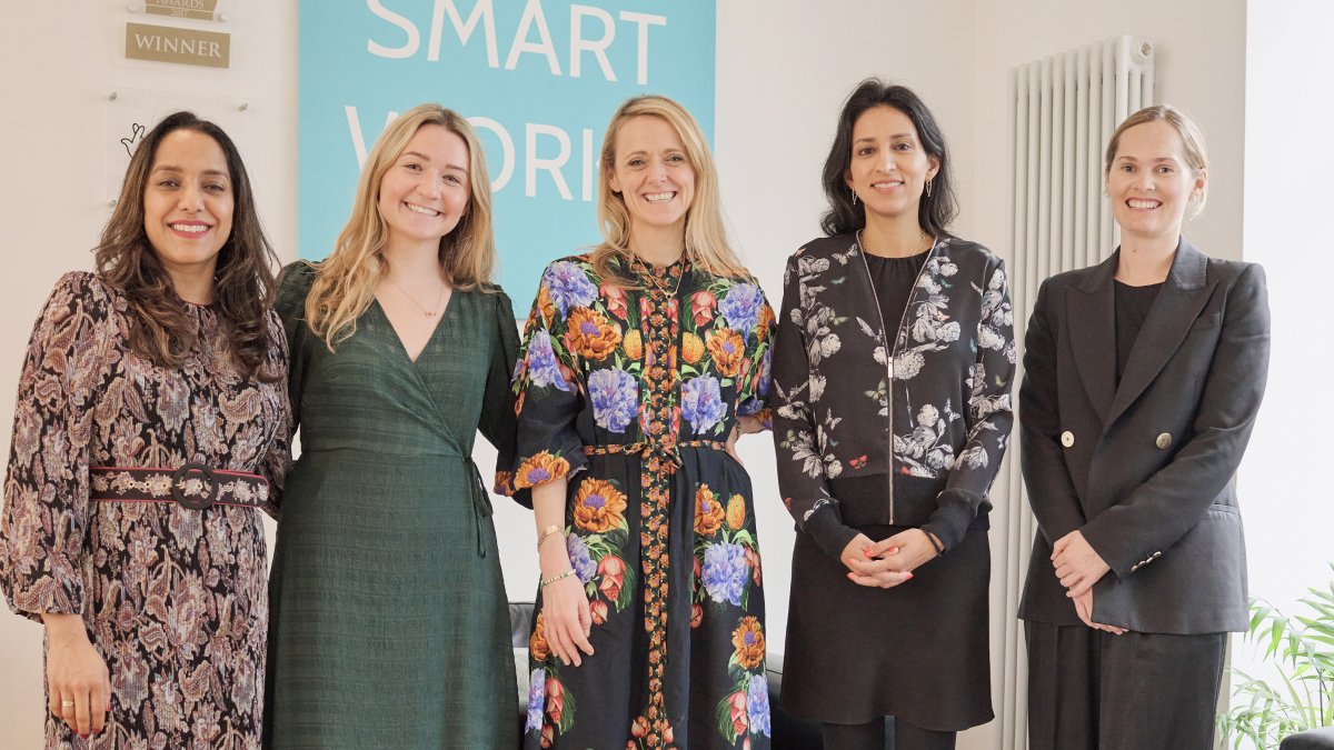 Amrita Ahuja, our COO &amp; CFO, recently visited @smartworkshq to celebrate the extension of our partnership. As a Primary Partner of Smart Works, we’re providing more vital support so they can help even more women get into the workforce.