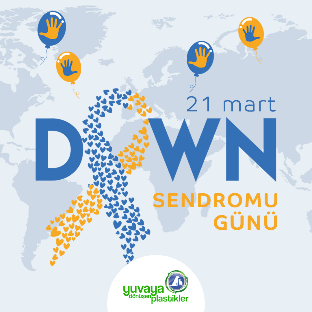 Dünya Down Sendromu Farkındalık Günü kutlu olsun!

 #yuvayadönüşenplastikler #ydp #downsendromu