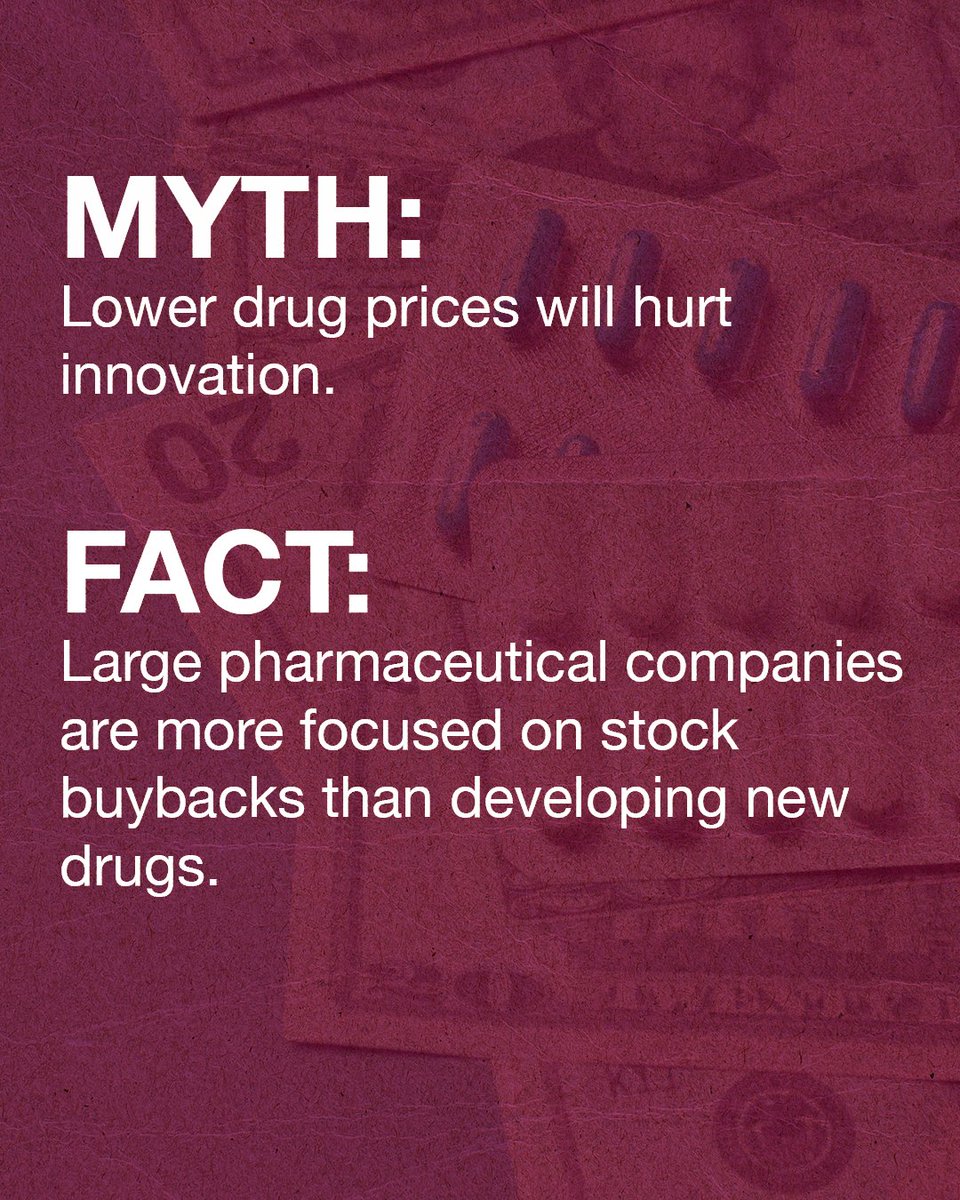 Negotiating lower drug prices will not hurt innovation. Check out Dr. Lynn Paramore's interview with subject matter experts on how big pharmaceutical companies actually spend their money. #DrugPrices #InflationReductionAct #Medicare