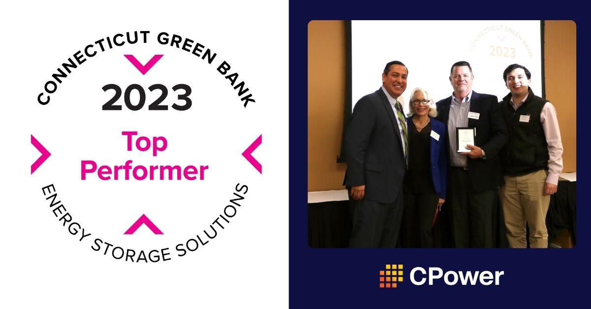We’re excited to share that CPower was awarded a 2023 @CTGreenBank Award for our contributions to Connecticut’s #energy #grid! This marks the 2nd year in a row CPower has received the award recognizing companies advancing the green energy movement in #CT: cpowerenergy.com/who-we-are/new…