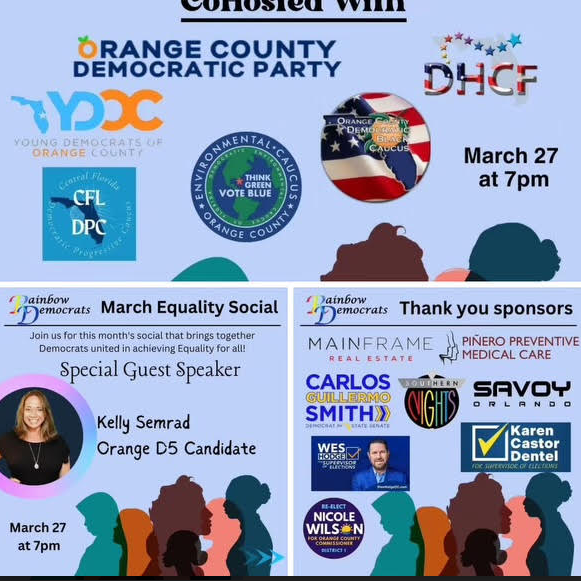 VoteKellyD5's tweet photo. Join me at Orange County @RainbowDems  where I will be speaking on March 27! I am demanding better for Orange County! Hope to see you there! https://t.co/nHXgodvpvd