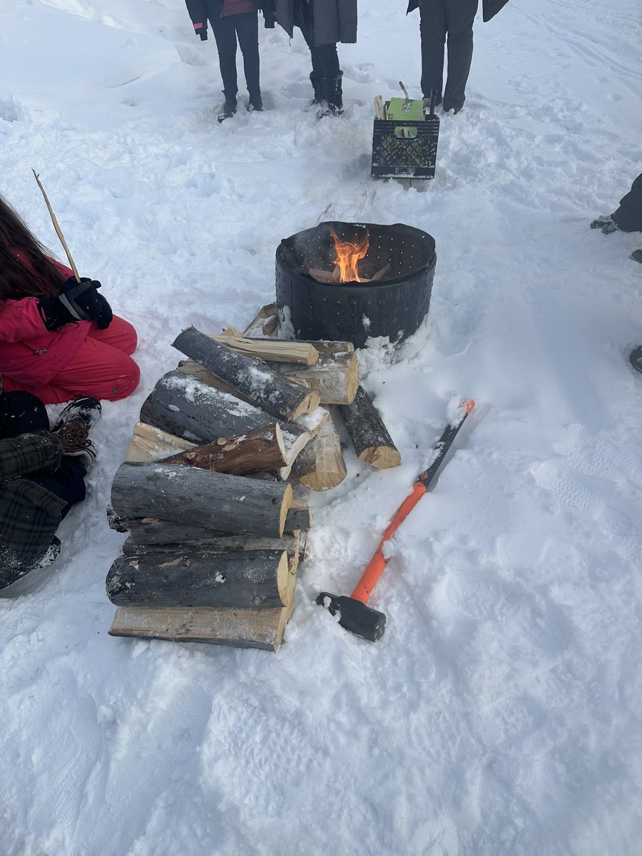 I absolutely LOVE co-teaching with @MsMaracleJRS !! This is our classroom today! @JRSSchool @NLSchoolsCA @ActiveSchoolsNL #dartoutdoors #TeachinginRuralNL