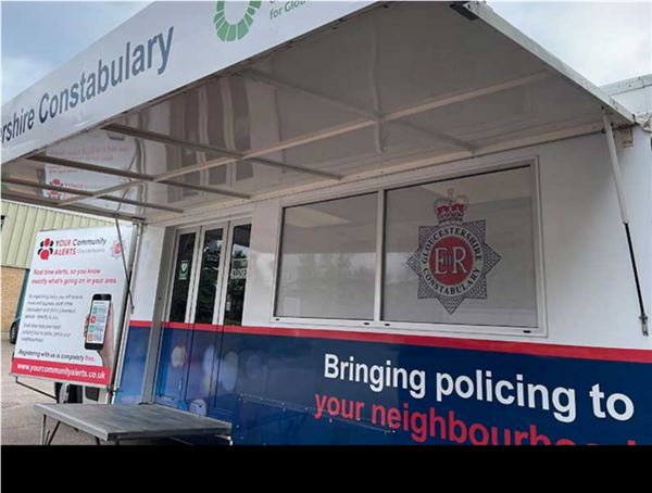 PCSO Yiollaris will have the Community Engagement Vehicle in Manning’s Farm estate, Drybrook tomorrow the 22nd of March from 10am-2pm. We hope to see you there, please don’t hesitate to call in and speak to us. #CommunityEngagement #ForestOfDeanNeighbourhoodPolice