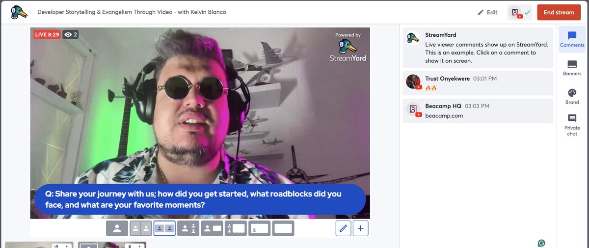 sophiairoegbu_'s tweet photo. Live with @KevinBlancoZ ! 🔥

Join us: https://t.co/AFFwkhVkOP 

Let's talk about video content. https://t.co/TN8wQbBwq4