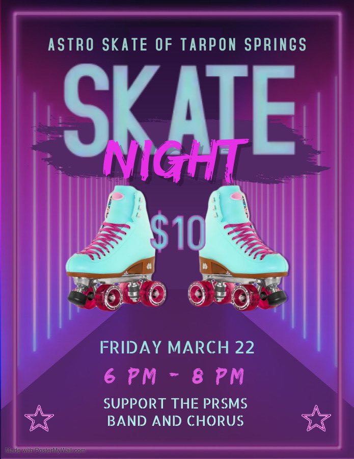 Astro Night this Friday! Come support the music program!