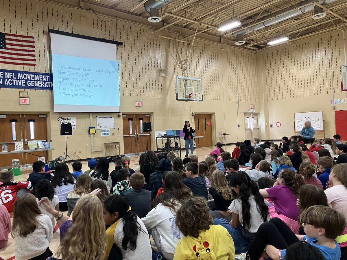 Wow! Our author visit with Audrey Vernick was amazing. We all walked away with a lot of new ideas on how we may come up with story ideas! 📚📓📝@yourbuffalo