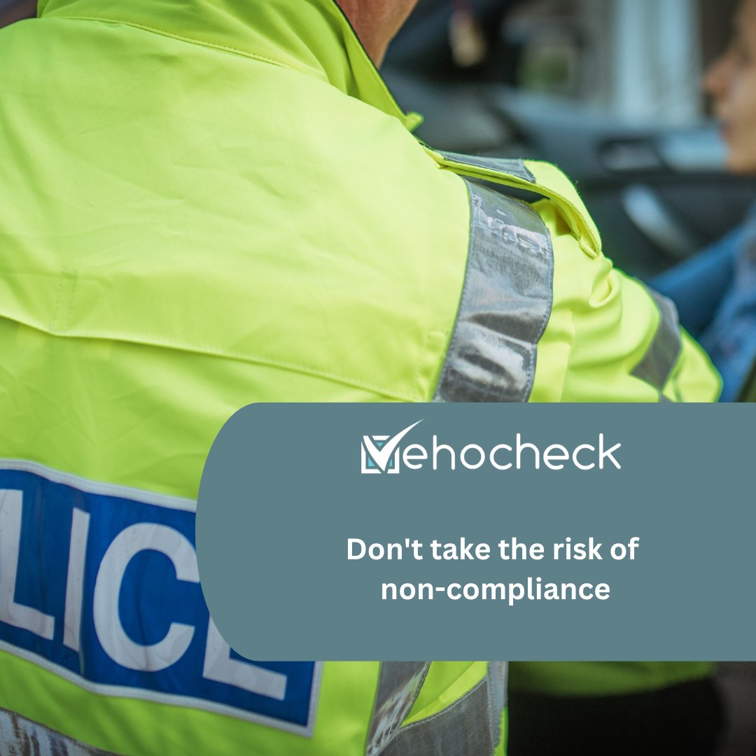 Don't take the risk of non-compliance, use Vehocheck to make sure you're staying in line with DVSA regulations! 

Find out more at vehocheck.com 

#fleetmanagement #vehiclecompliance #HGV #transportmanager #compliance