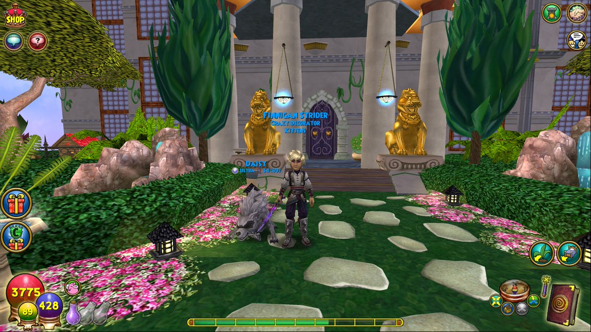 My entry for the #W101SpringContest2024 Category: Fun and Lighthearted. A throw back to my first experiment with Castle Magic. This Serpentine Escape is the perfect place for relaxing after an adventure. Be sure to stop at the fortune teller's wagon on your way in for a reading!