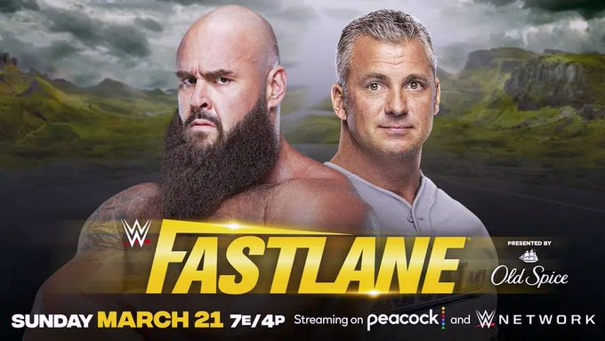wrestle_hist's tweet photo. 3/21/2021
Braun Strowman defeated Elias (replacing Shane McMahon) at Fastlane from Tropicana Field in St. Peterburg, Florida.
#WWE #Fastlane #BraunStrowman #TheMonsterAmongMen #GetThesesHands #StrowmanExpress #Elias #WhoWantsToWalkWithElias #ShaneMcMahon #TheBoyWonder https://t.co/j1Ad4ZKtaV