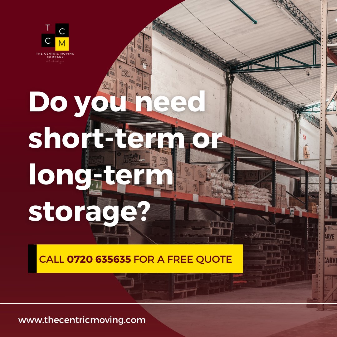 centricmoving's tweet image. A cluttered home can be overwhelming, but don't worry,we offer Storage solutions to help declutter your space. Our storage facilities are secure and accessible. 🗄️🔐

Contact us today for your storage needs.

📧 moving@thecentricmoving.com
📞 +254720635635

#longtermstorage