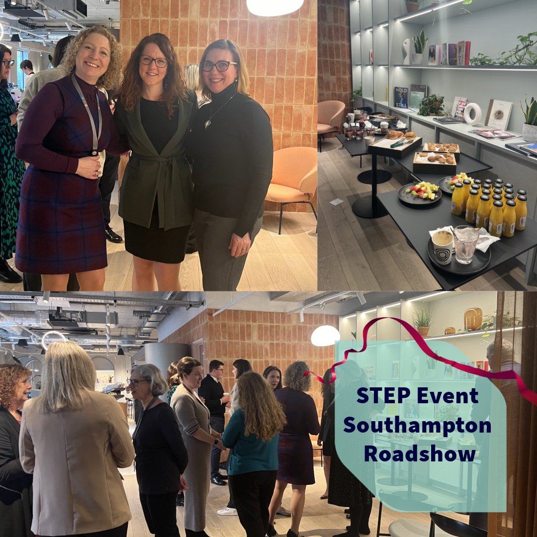 Director Gemma Hedges attended the @STEPSociety Southampton Roadshow event on Tuesday morning. The roadshows are an opportunity for the members of the STEP branch to get to know each other better and discuss hot topics. Thank you to @BrooksMacdonald in Southampton for hosting!