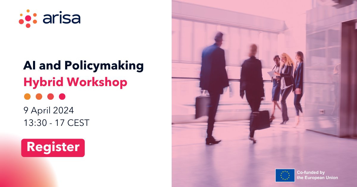 Calling all policymakers seeking to deepen their understanding of the policy dimensions of AI! 📅 Join our workshop 'AI and Policymaking' on 9 April for an engaging discussion that will shed light on crucial topics shaping the AI landscape. More info: t.ly/X75W7