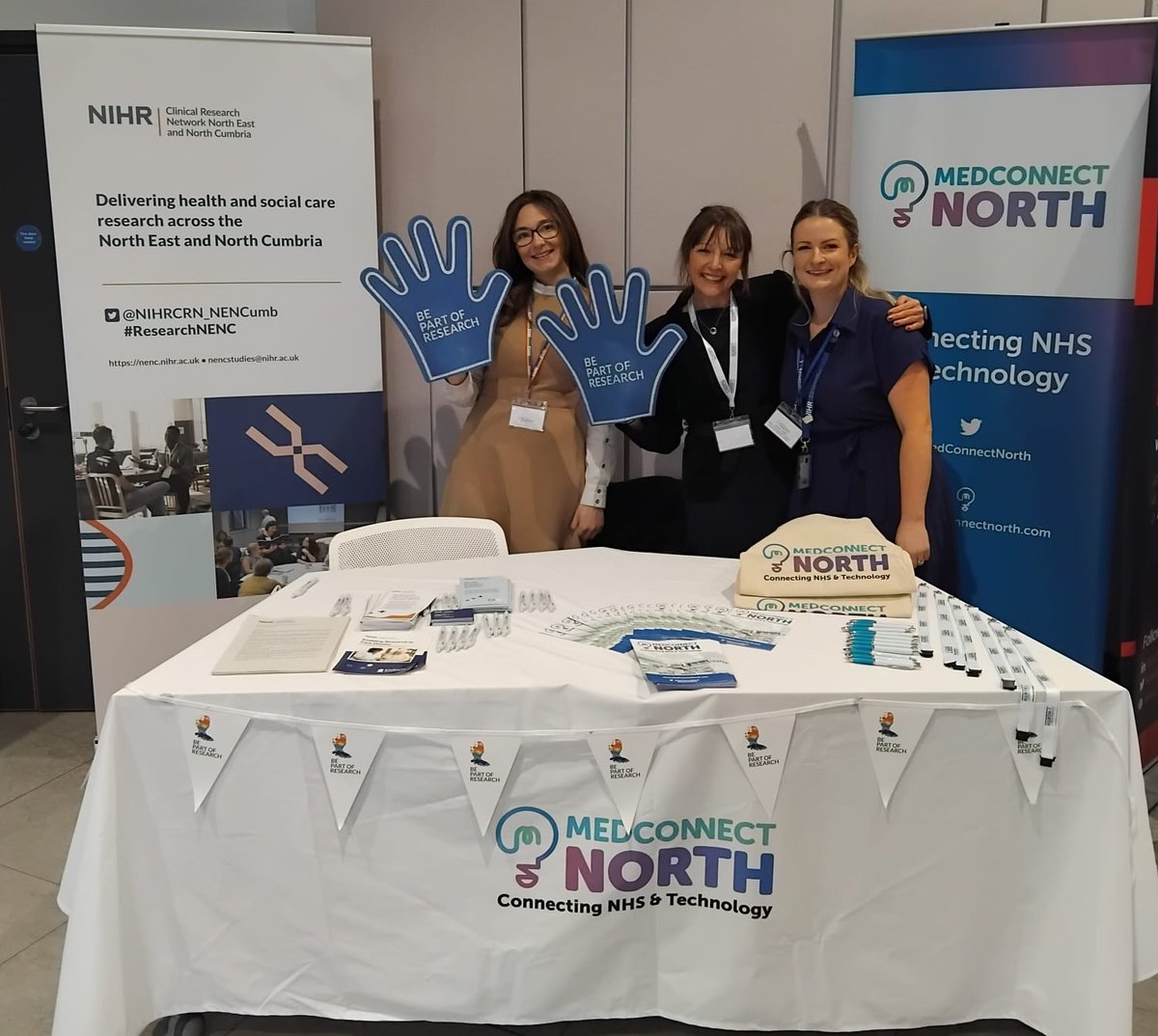 Great to be exhibiting at #NELifeSci2024 along with @NIHRCRN_NENCumb today. Come and say hello to us and the other exhibitors in the workshop area! #MedTechNENC