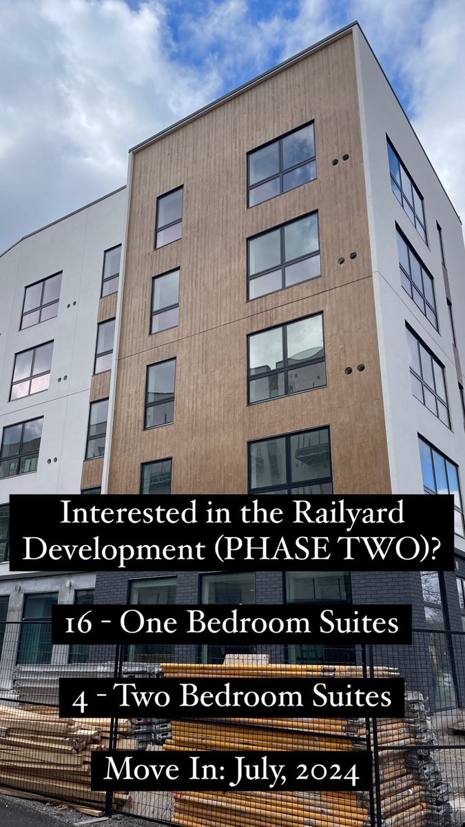 What’s The Railyard? It’s the new <a href="/AshRealty/">Ashburnham Realty</a> development on <a href="/HunterStPtbo/">Hunter Street</a> in East City.

It offers spacious one and two bedroom  suites AND commercial space which includes the Railyard Cafe!

Find your space!

💻 ashburnham.ca
☎️ 705-743-1168
📧 info@ashburnham.ca
#ad