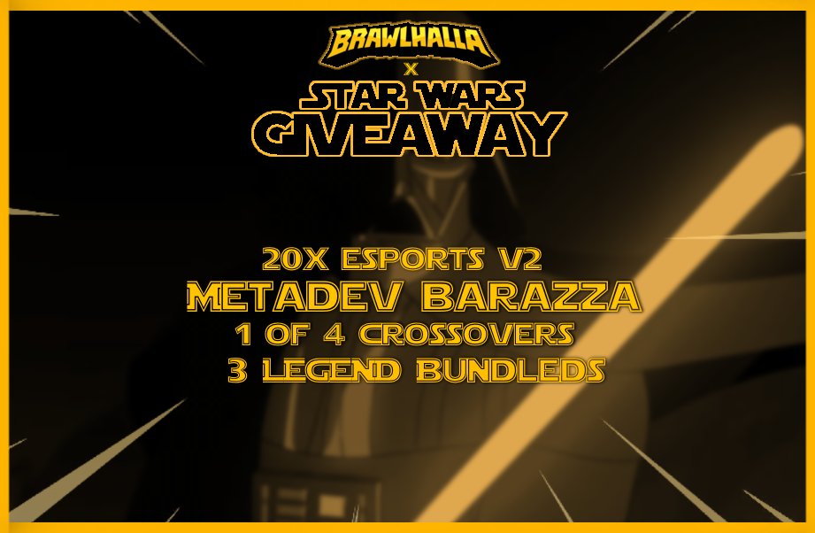 Eppi_Pen's tweet photo. GALACTIC CROSSOVER GIVEAWAY
20 V2s
3 Bundles
Obi-Wan Kenobi, Anakin Skywalker, Darth Vader &amp; Ahsoka
MD Barazza

👑How to win?

1⃣ Follow Me &amp; SiB
@Eppi_Pen 
@Esports_SiB 
2⃣ Like, Retweet &amp; follow on TT
3⃣ Tag 3 people

Winners chosen on April 3rd on stream. 8 Winners in total!!! https://t.co/hsiIlytGzG