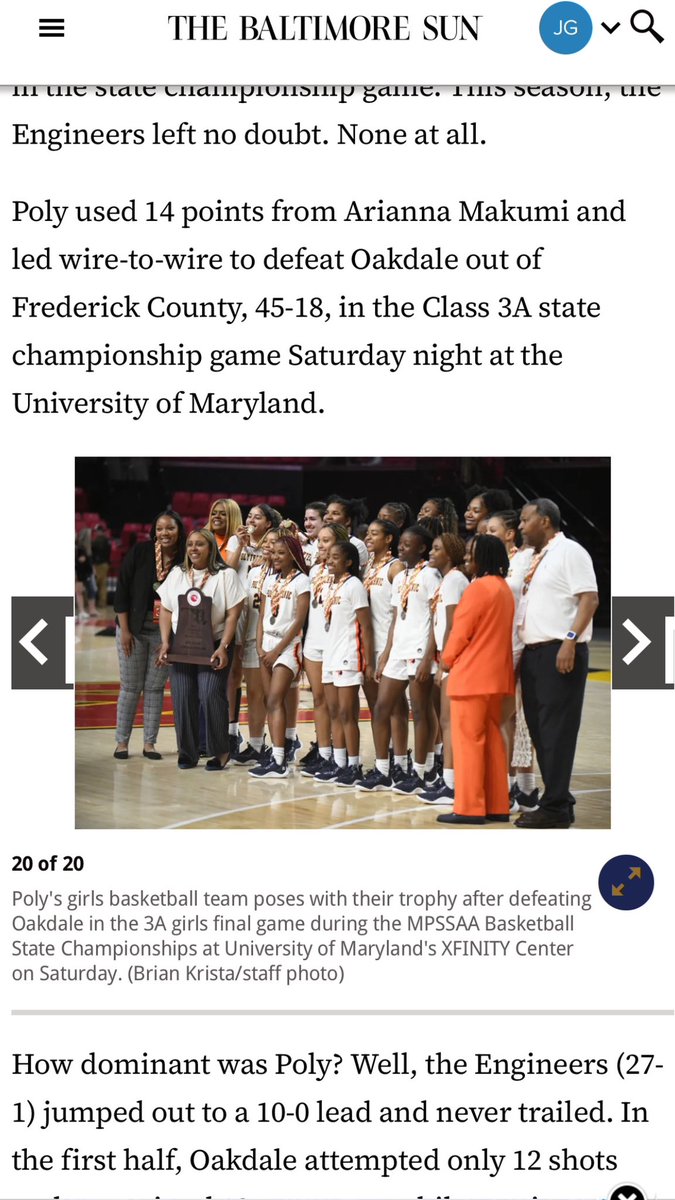 Maryland 3A state champs