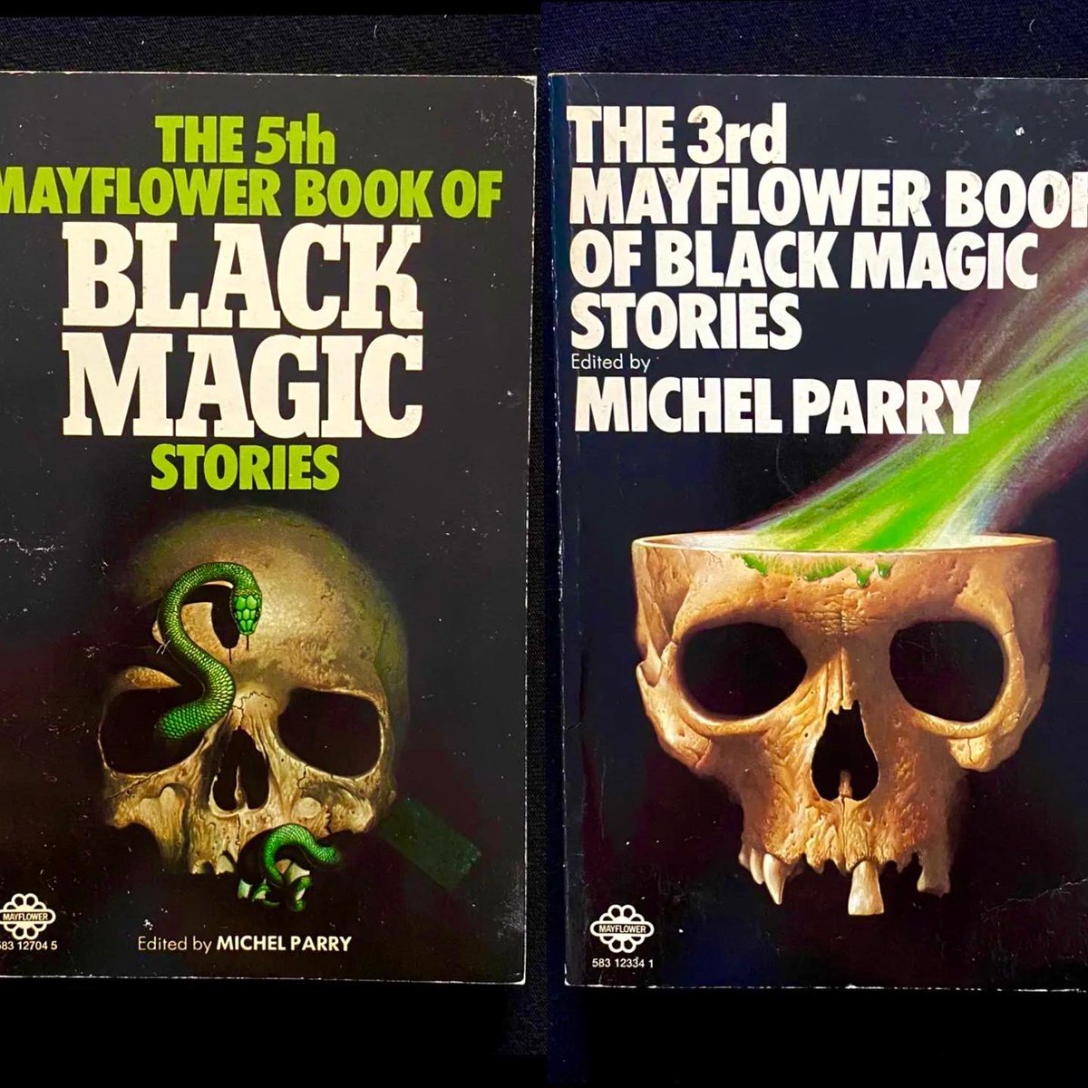 Black Magic collections from Parry fresh on the website

alldatalostbooks.co.uk/shop-1/ols/sea…

#alldatalostbooks #occult #occultbooks   #witchcraft  #witchcraftbooks #wicca #blackmagic #satanism #witchesoftwitter #paperbackhorror #horrorbooks #marydanby #horrorbookstagram #occultfiction