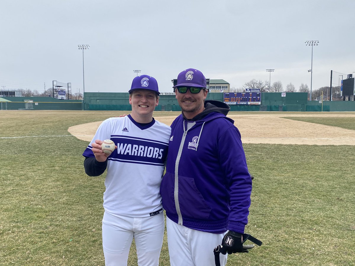 Congratulations Peter Tveite on a perfect game! Second one in Winona State history! <a href="/WinonaStateBase/">Winona State Baseball</a> #WSUWarriorProud #GraduateChampions